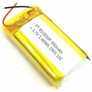 851830 3.7 В 400 мАч литий-полимерная батарея Шэньчжэнь kc полимерная батарея