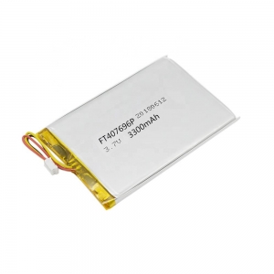 3.7 В 3300 мАч литий-полимерный аккумулятор ft407696p с сертификатом ul