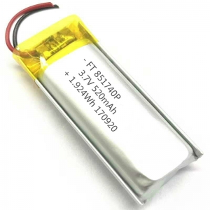 3.7 В литий-ионный аккумулятор 520 мАч li-po 801740 аккумуляторная полимерная батарея