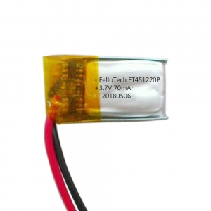 3.7 В литий-полимерный аккумулятор Bluetooth-плеер ft451220p