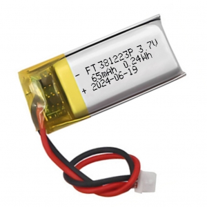 3.7 В 65 мАч bluetooth наушники липо батареи ft381223p