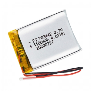 3.7 В 1100 мАч ft703442p литий-полимерный аккумулятор